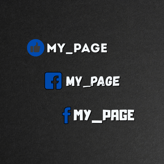 Autocollant Facebook