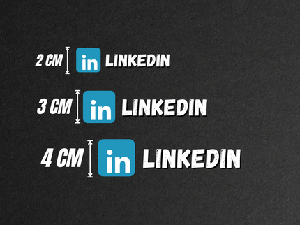Autocollant LinkedIn