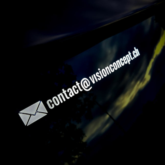 Autocollant Mail personnalisé - Vision Concept