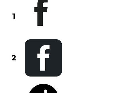 Autocollant Facebook personnalisé - Vision Concept