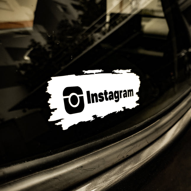 Autocollant Insta - Style déchiré