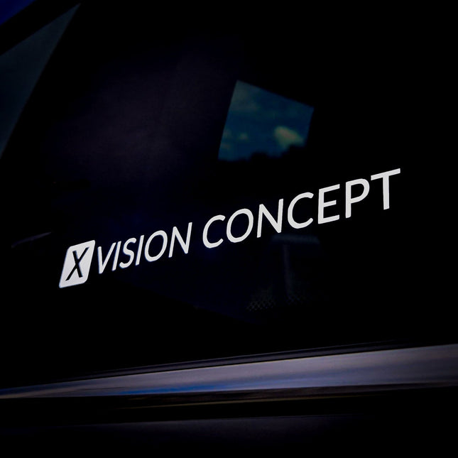 Autocollant X personnalisé - Vision Concept