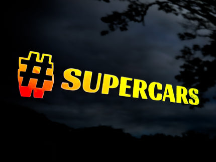 Autocollant # Hashtag personnalisé - Vision Concept