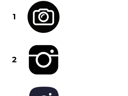 10x Autocollants Instagram personnalisés - Vision Concept