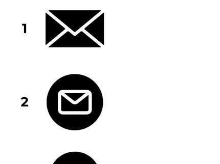 Autocollant Mail personnalisé - Vision Concept