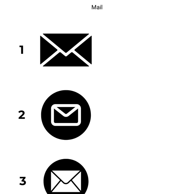 Autocollant Mail personnalisé - Vision Concept