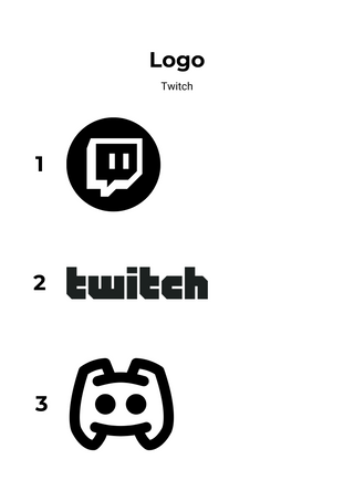 Autocollant Twitch personnalisé - Vision Concept