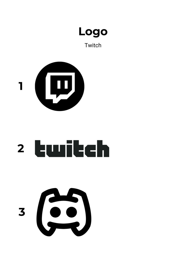 Autocollant Twitch personnalisé - Vision Concept