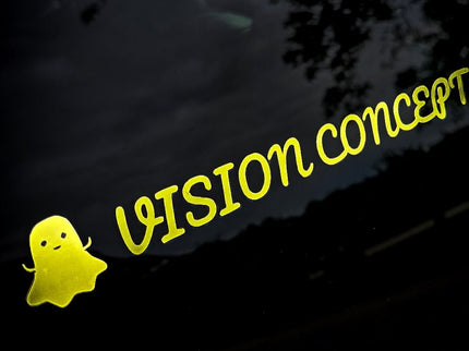 Autocollant Snapchat personnalisé - Vision Concept
