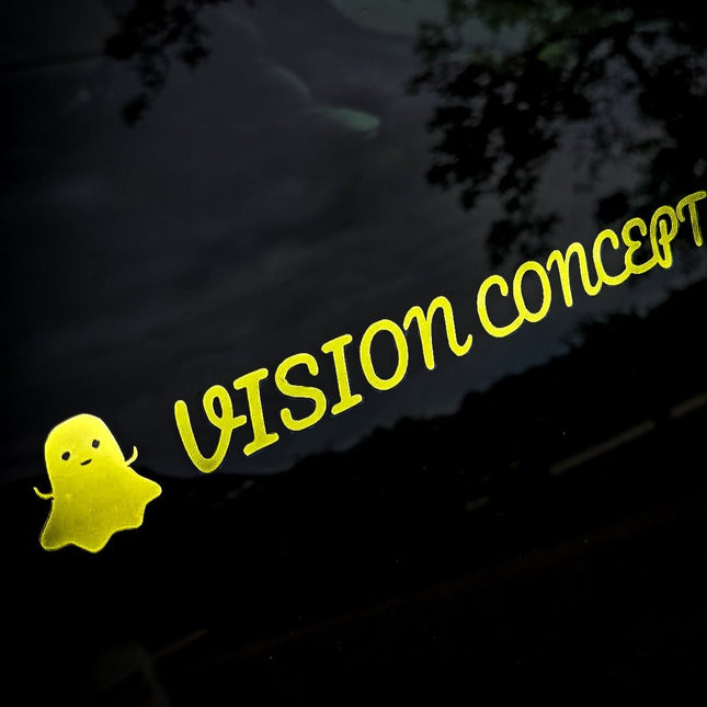 Autocollant Snapchat personnalisé - Vision Concept