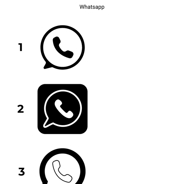 Autocollant WhatsApp personnalisé - Vision Concept