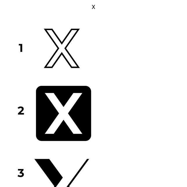 Autocollant X personnalisé - Vision Concept