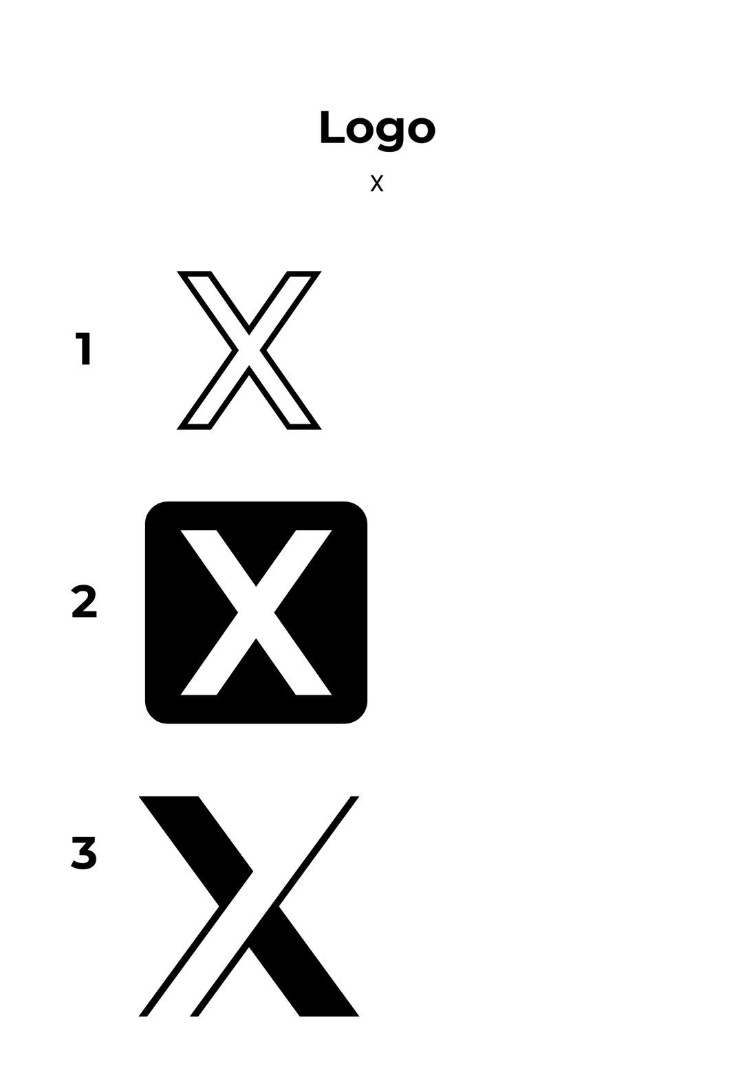Autocollant X personnalisé - Vision Concept
