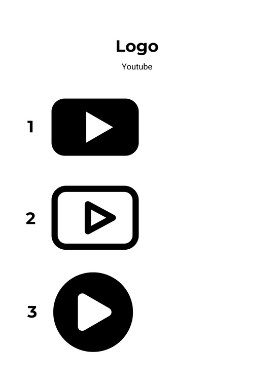 Autocollant Youtube personnalisé - Vision Concept