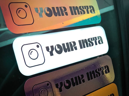 Autocollant Insta en bulle